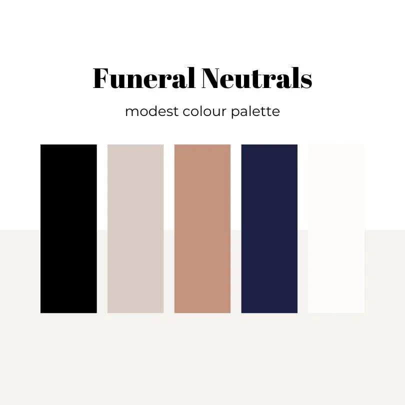 funeral colors