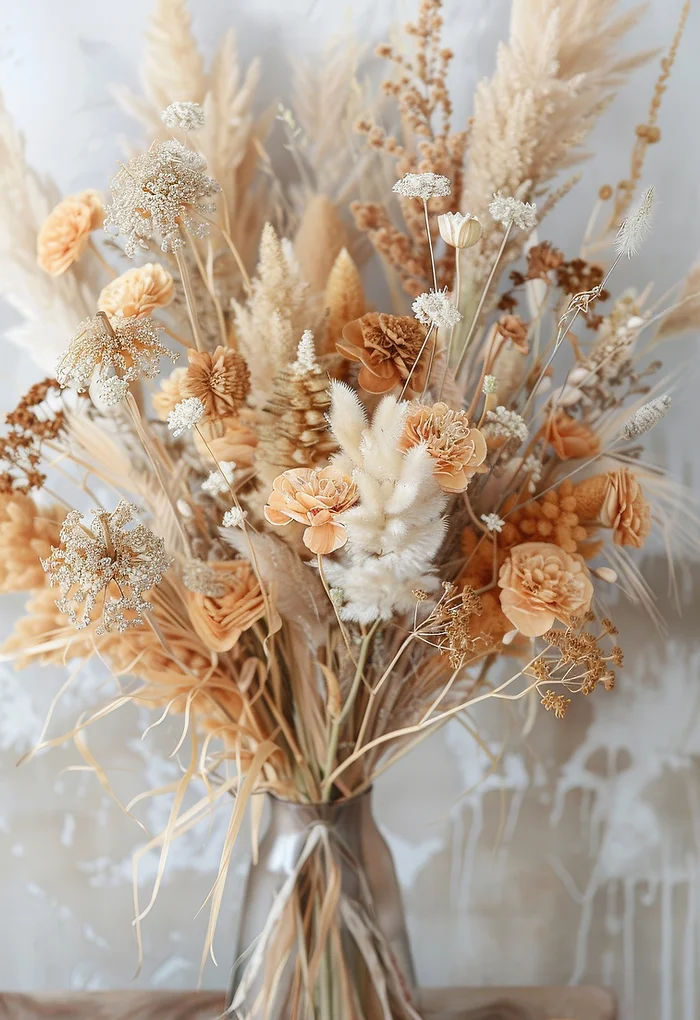 dried flowers bouquet