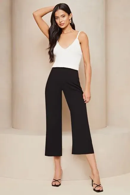 Women wearing culottes