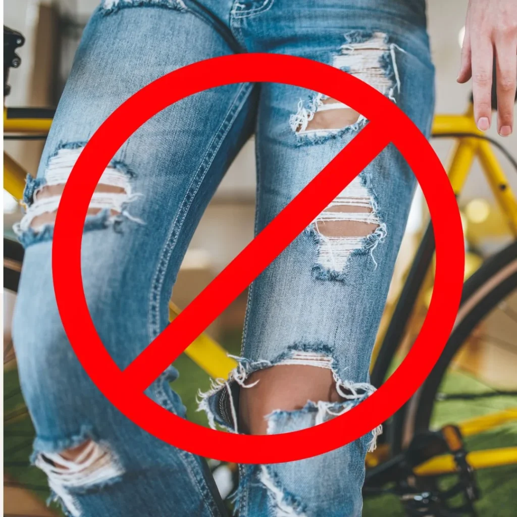 jeans with rips in