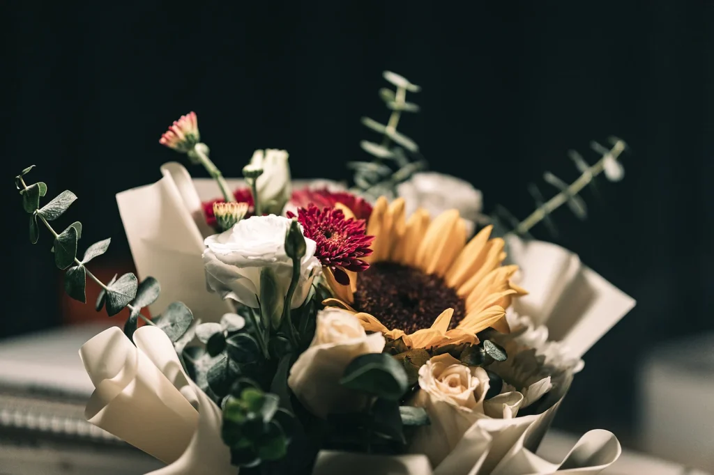 Bunch of dried flowers