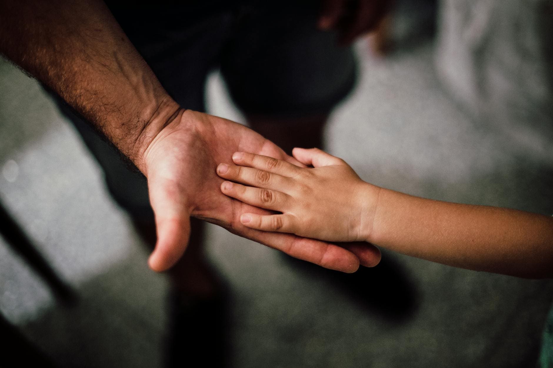 father and child s hands together funeral poem for dad from daughter