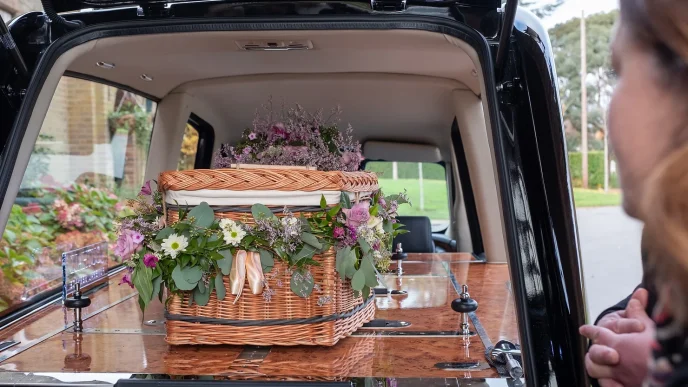 funeral coffin