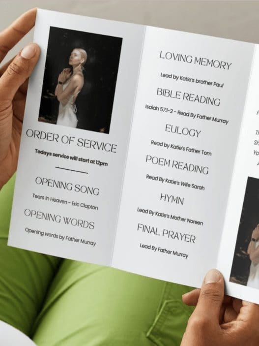 celebration of life invite