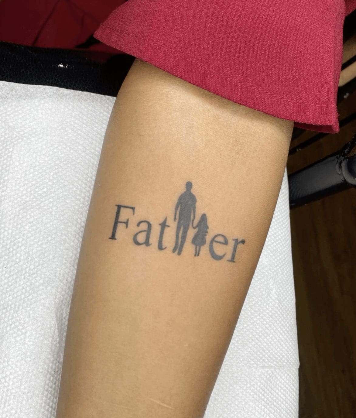FATHER Memorial Tattoo For Dad