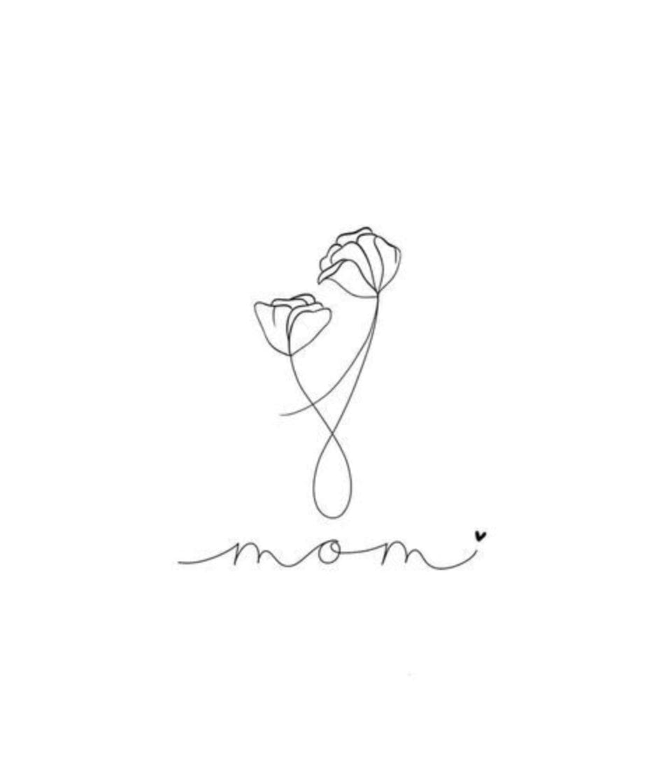 two roses memorial tattoo designs for mom