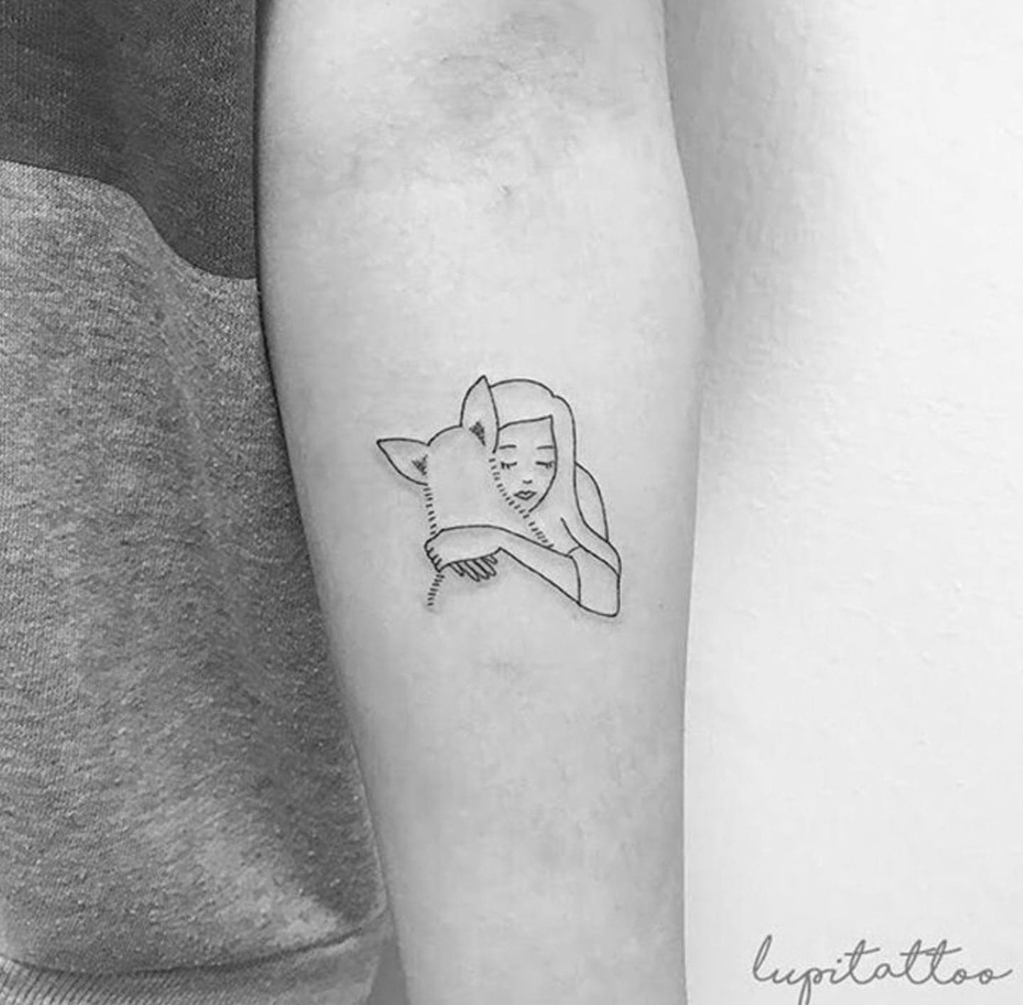 dog memorial tattoo