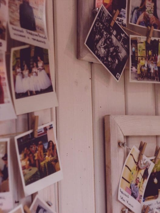 photos on wall