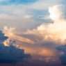 blue sky with white clouds